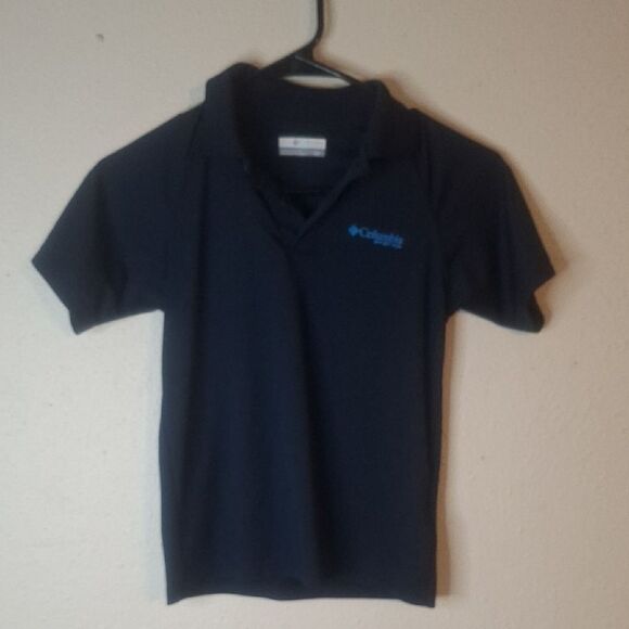 Columbia Blue Polo Shirt Sporty Casual Top size small - Picture 1 of 4